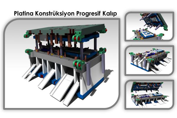 Platina Konstrüksiyon Progresif Kalıp