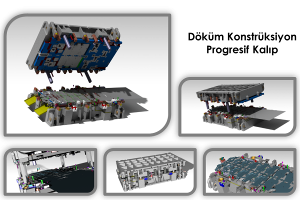 Döküm Konstrüksiyon Progresif Kalıp
