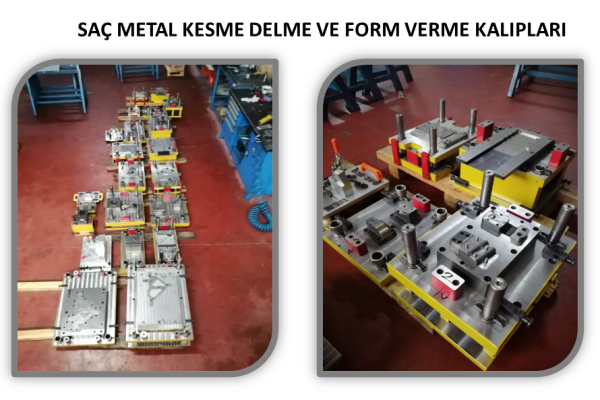 Sac Metal Kesme Delme ve Form Verme Kalıpları