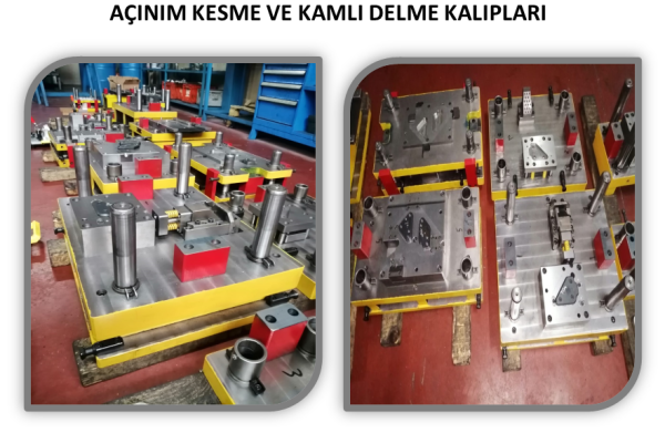 Açınım Kesme ve Kamlı Delme Kalıpları